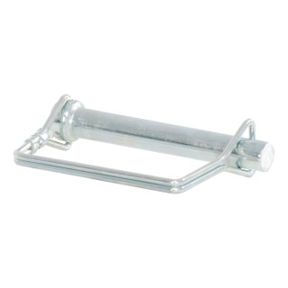CURT Adjustable Tow Bar with Safety Pin for RV Adventures CURT adjustable tow bar with white zinc finish and safety pin for secure RV towing