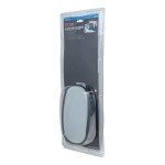 CURT Extended View Tow Mirror for Enhanced Towing Visibility CURT extended view tow mirror attached to a vehicle mirror, enhancing rear visibility while towing.