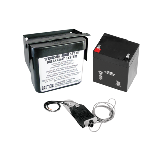Trailer Breakaway System for Electric Brakes with Charger Complete trailer breakaway system with charger for 1-4 axle trailers