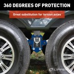 Road Armor Anti-Shock Suspension Upgrade Kit for Trailers Road Armor suspension upgrade kit with tandem equalizers, greaseable bushings, and corrosion-resistant fasteners.