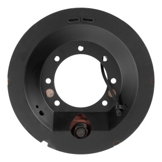 Lippert Replacement Electric Brake Assembly for RVs - Left Hand Lippert replacement electric brake assembly for RVs with manual adjustment and easy installation