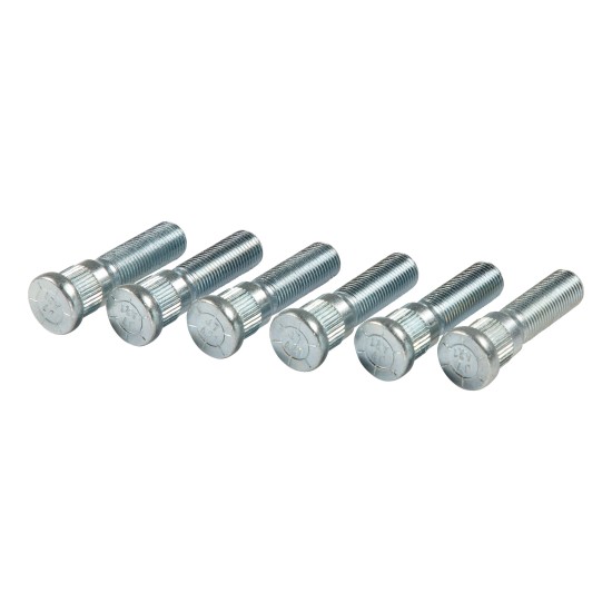 Lippert universal replacement wheel lug studs, compatible with 2,000 to 7,000-lb axles, pack of 6