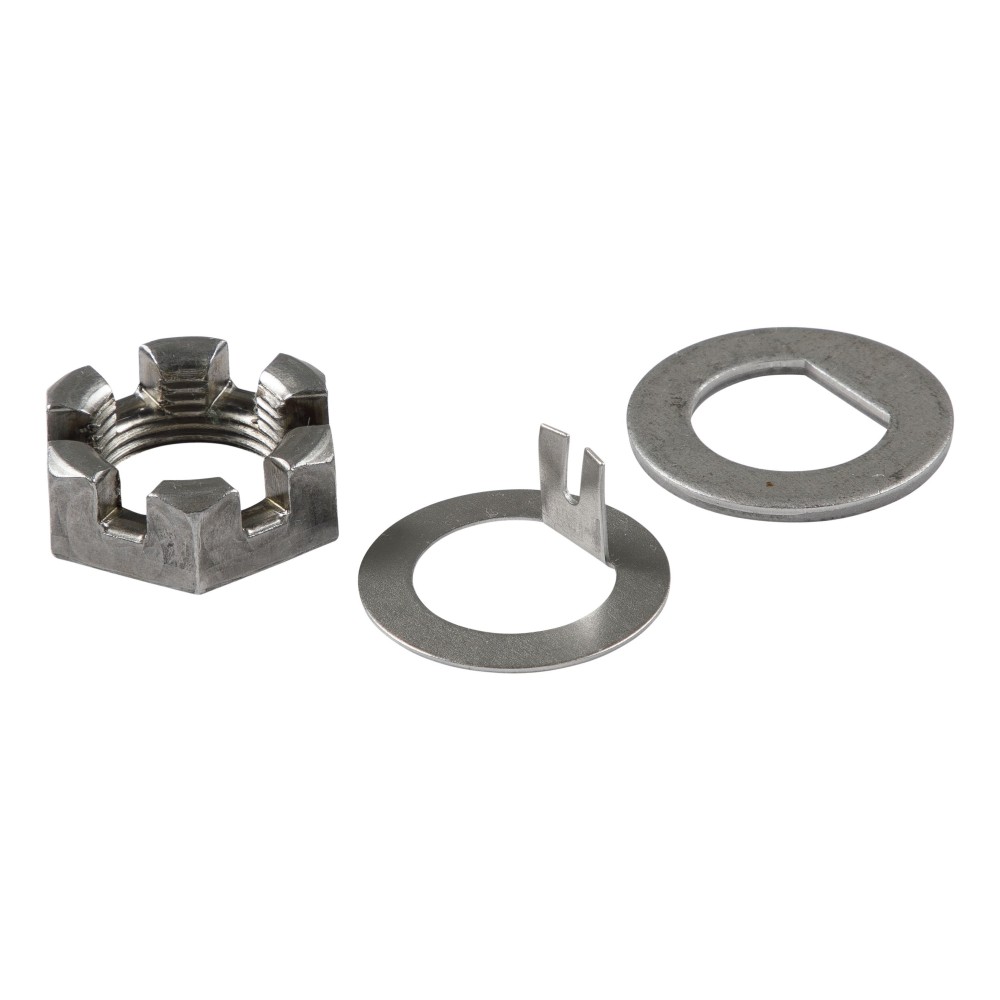 Lippert Spindle Nut Retainer Kit - Complete Axle Solution Lippert Spindle Nut Retainer Kit featuring 6-slot castle spindle nut and washers