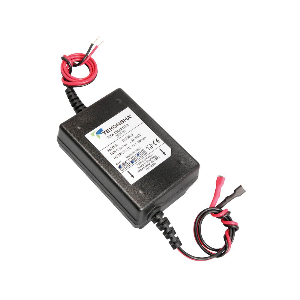 12v Battery Charger for Breakaway Systems and Vehicles 12v battery charger ideal for RVs, motorcycles, and lawn tractors with automatic float mode.