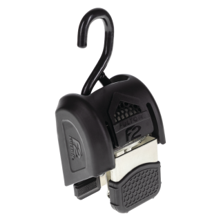 Fulton F2 Transom Tie Downs with Retractable Strap Fulton F2 Transom tie downs for secure boat travel with retractable strap and J-hooks
