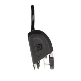 Fulton F2 Retractable Transom Tie Downs for Safe Towing Fulton F2 transom tie downs ensure safe towing, with retractable straps and vinyl-coated hooks for protection.