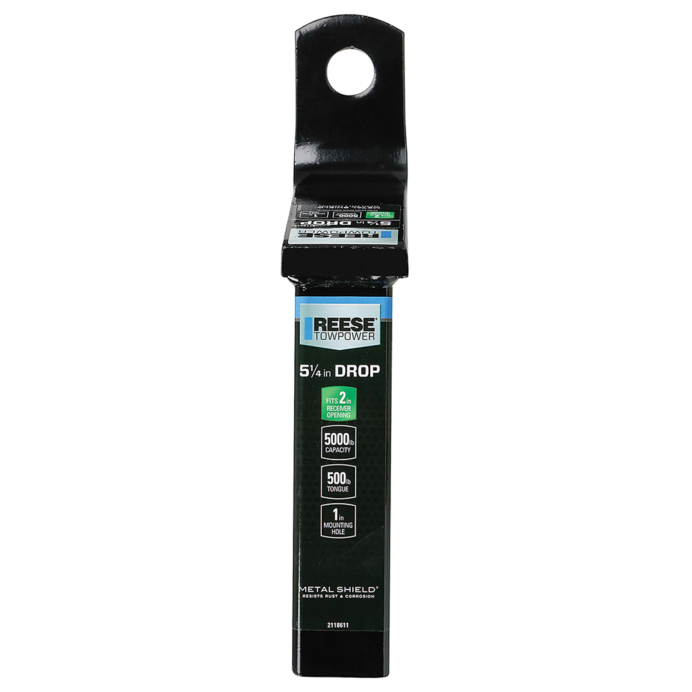 REESE Ball Mount for 2 Inch Hitch with 6,000 lbs Capacity REESE ball mount with 6,000 lbs capacity and 2 inch hitch fit