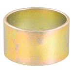 CURT Reducer Bushing for Trailer Ball Fitment, 1-3/8 to 1-1/4 Inch CURT reducer bushing with yellow zinc finish, reducing hole size for trailer ball fitment.