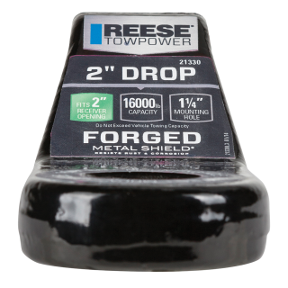 REESE Towpower forged ball mount with black powder coat finish for 2 inch hitch receiver