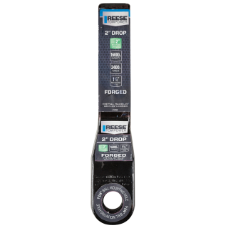 REESE Towpower forged ball mount with black powder coat finish for 2 inch hitch receiver