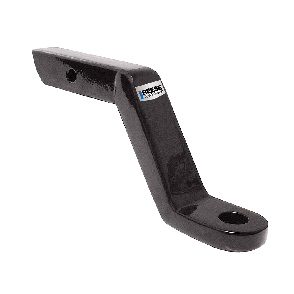 REESE Steel Ball Mount for 2-Inch Hitch - 16,000 lbs Capacity REESE steel ball mount for towing on a 2-inch hitch receiver with high strength and safety features