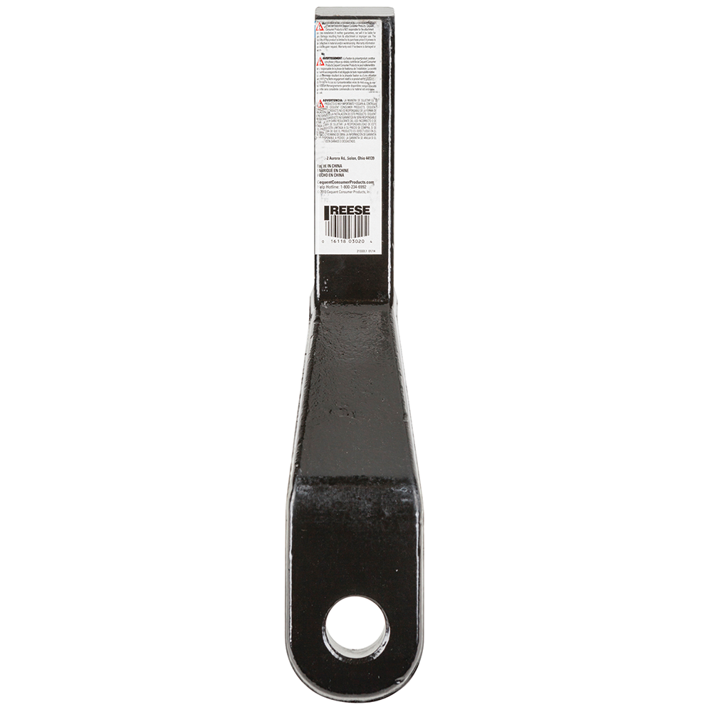 REESE Steel Ball Mount for 2-Inch Hitch - 16,000 lbs Capacity REESE steel ball mount for towing on a 2-inch hitch receiver with high strength and safety features