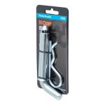 CURT 1/2 inch hitch pin with zinc finish, fits 1-1/4" or 2" shanks, secure towing