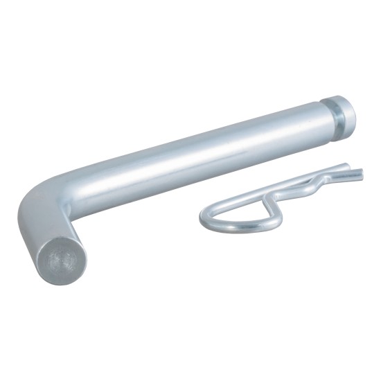 CURT 5/8 Inch Heavy-Duty Hitch Pin with Clip for 3 Inch Receivers CURT 5/8 inch hitch pin with zinc finish for 3 inch receivers and clip