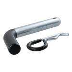 CURT 5/8 Inch Hitch Pin with Zinc Finish and Clip CURT 5/8 inch hitch pin with zinc finish, clip, and vinyl-coated handle