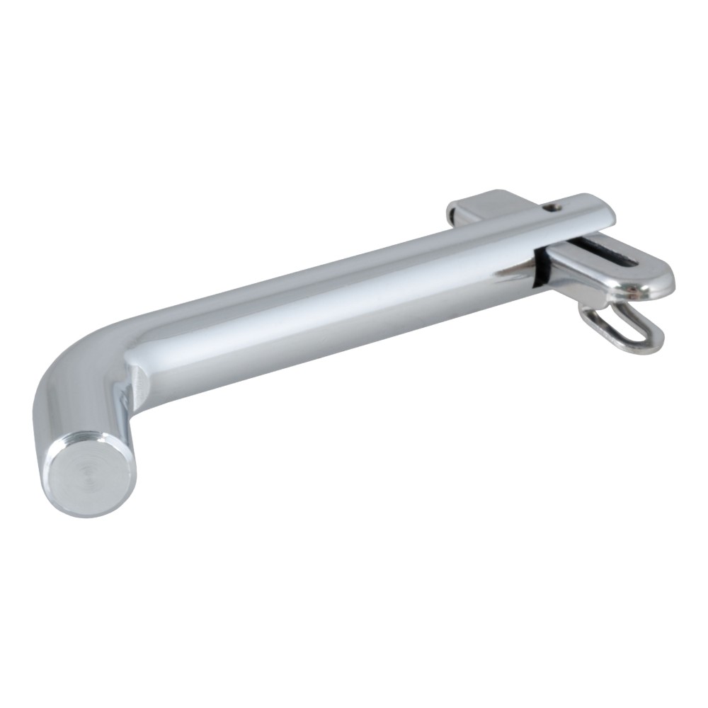 CURT 1/2 Inch Hitch Pin with Swivel Retainer for Safe Towing CURT 1/2 inch hitch pin made of solid steel with a zinc finish and swivel-type retainer.