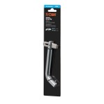 CURT 1/2 inch hitch pin made of solid steel with a zinc finish and swivel-type retainer.