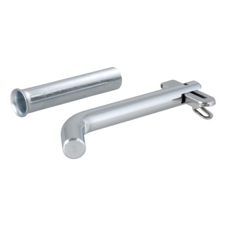 CURT 1/2 inch swivel hitch pin with zinc finish and adapter for secure towing.