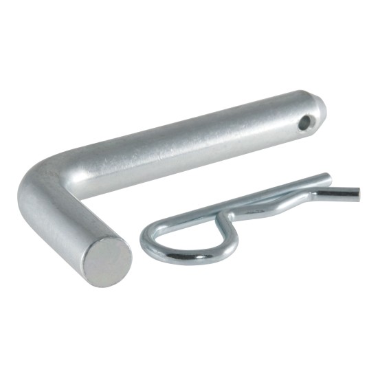 CURT 5/8 Inch Hitch Pins and Clips for Trailer Hitches CURT 5/8 inch hitch pin with zinc finish, designed for secure trailer hitching