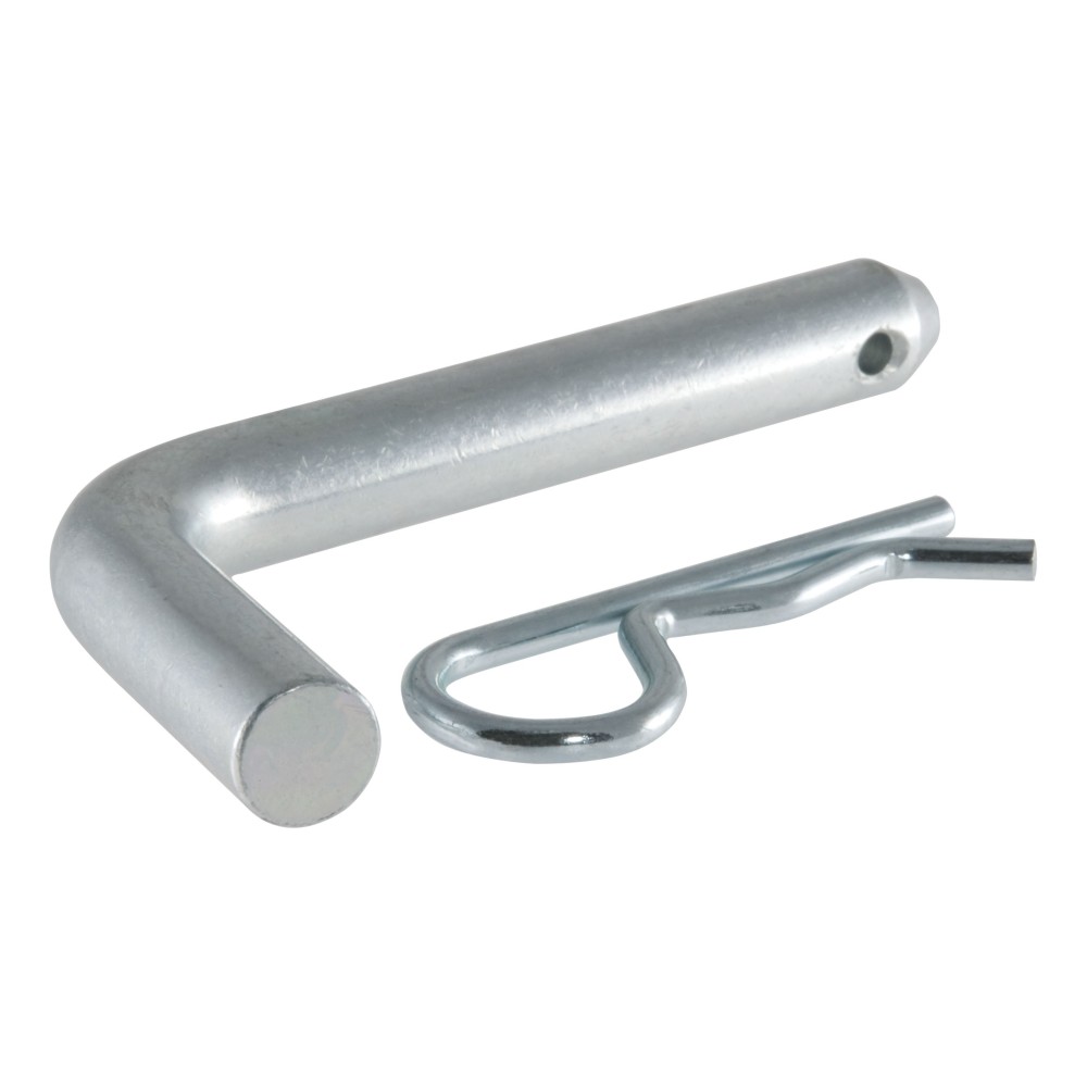CURT 5/8 Inch Hitch Pin with Zinc Finish and Clip for Trailers CURT 5/8 inch hitch pin with zinc finish and clip for trailer hitch security