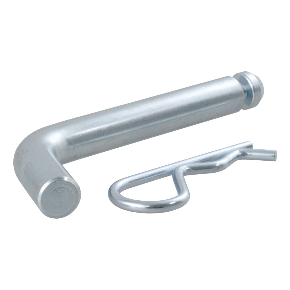 CURT 5/8 Inch Zinc Finish Hitch Pin with Clip for Towing CURT 5/8 inch hitch pin with zinc finish and clip for secure towing