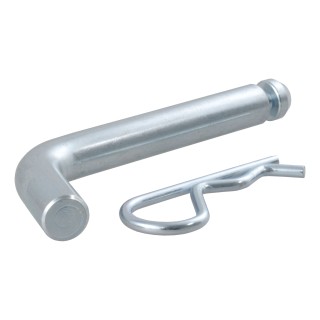 CURT 5/8 Inch Zinc Finish Hitch Pin with Clip for Towing CURT 5/8 inch hitch pin with zinc finish and clip for secure towing