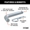 CURT 5/8 Inch Zinc Finish Hitch Pin with Clip for Towing CURT 5/8 inch hitch pin with zinc finish and clip for secure towing