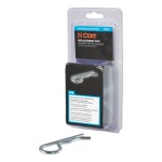 CURT Hitch Pins with Zinc Finish for Universal Fit CURT hitch pins and clips with universal design and zinc finish for secure towing