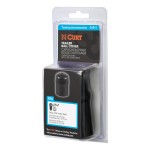 CURT Rubber Trailer Ball Cover for 2-5/16 Inch Balls Black rubber trailer ball cover by CURT fitting 2-5/16 inch diameter trailer balls.