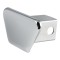 CURT 2x2 Chrome Steel Trailer Hitch Receiver Tube Cover CURT chrome steel receiver tube cover for 2 inch hitch