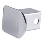 CURT 2x2 Inch Chrome Trailer Hitch Receiver Tube Cover CURT 2x2 inch receiver tube cover with chrome finish to protect hitch from debris and rust.