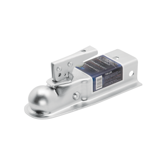 Fas-Lok Straight Tongue Trailer Coupler Zinc Finish Fas-Lok trailer coupler with 2 inch ball size and zinc finish, 3500 lbs rating