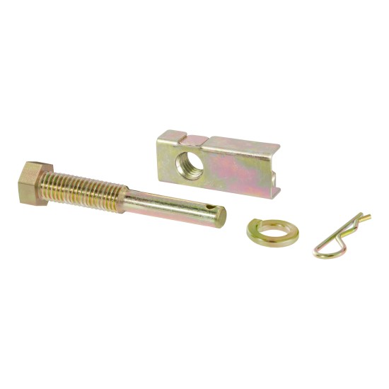 CURT Anti-Rattle Hitch Pin with Threaded Pin and Shim CURT anti-rattle hitch pin kit with threaded pin and shim for quieter towing