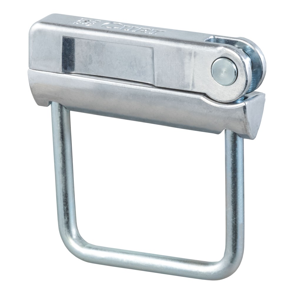 CURT Anti-Rattle Hitch Clamp for 2-Inch Receiver Hitches CURT anti-rattle hitch clamp installed on a 2-inch receiver hitch, preventing noise and vibration