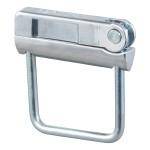 CURT Anti-Rattle Hitch Clamp for 2-Inch Receiver Hitches CURT anti-rattle hitch clamp installed on a 2-inch receiver hitch, preventing noise and vibration