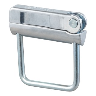 CURT Anti-Rattle Hitch Clamp for 2-Inch Receiver Hitches CURT anti-rattle hitch clamp installed on a 2-inch receiver hitch, preventing noise and vibration