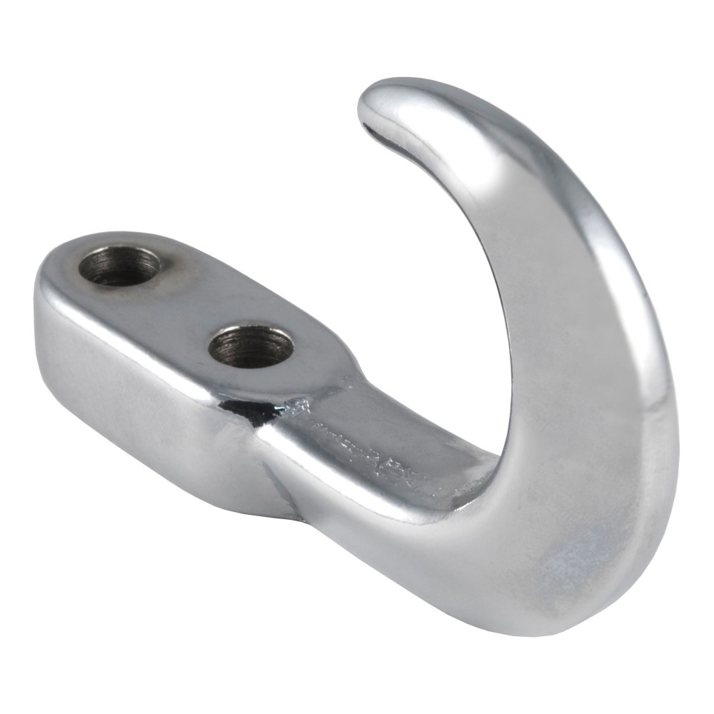 CURT chrome tow hook with 10,000 lbs capacity for 4WD vehicles