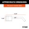 CURT Deadbolt 5/8" Pin Diameter Hitch Lock for Secure Towing CURT hitch lock with deadbolt design and 5/8 inch pin for trailer security