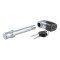 CURT Hitch Lock with 5/8 Inch Diameter Pin for 2 Inch Receivers CURT hitch lock with barbell design, fits 2 inch receiver tubes, includes dust cap