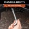 CURT 1/2 Inch Stainless Steel Swivel Hitch Pin with Retainer CURT 1/2 inch stainless steel hitch pin with swivel retainer for secure trailer towing