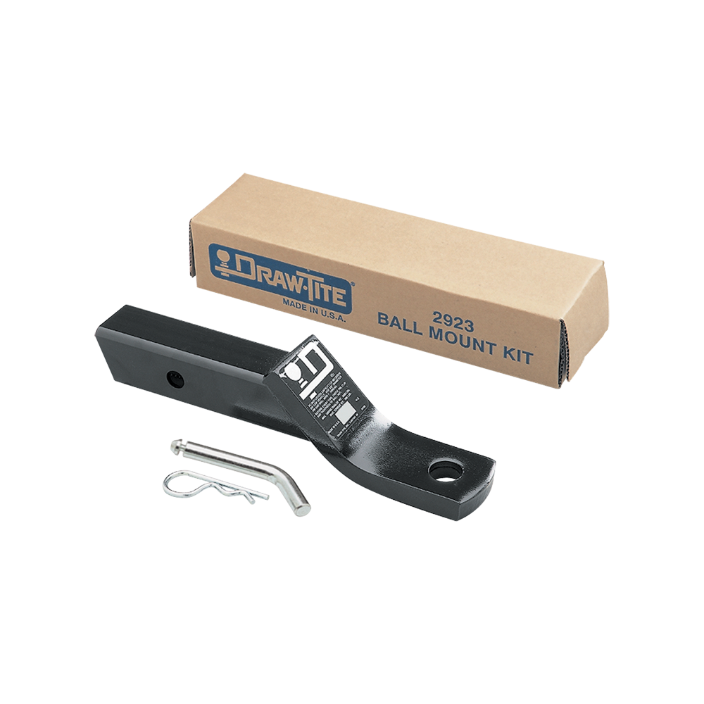 Draw-Tite Ball Mount for 2-Inch Hitch with 7,500 lbs. Capacity Draw-Tite Ball Mount with 2 inch drop, 7,500 lbs. capacity, and black powder coat finish
