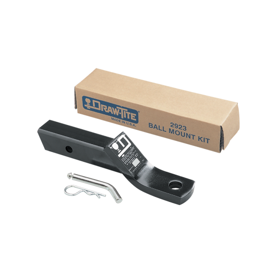 Draw-Tite Ball Mount for 2-Inch Hitch with 7,500 lbs. Capacity Draw-Tite Ball Mount with 2 inch drop, 7,500 lbs. capacity, and black powder coat finish