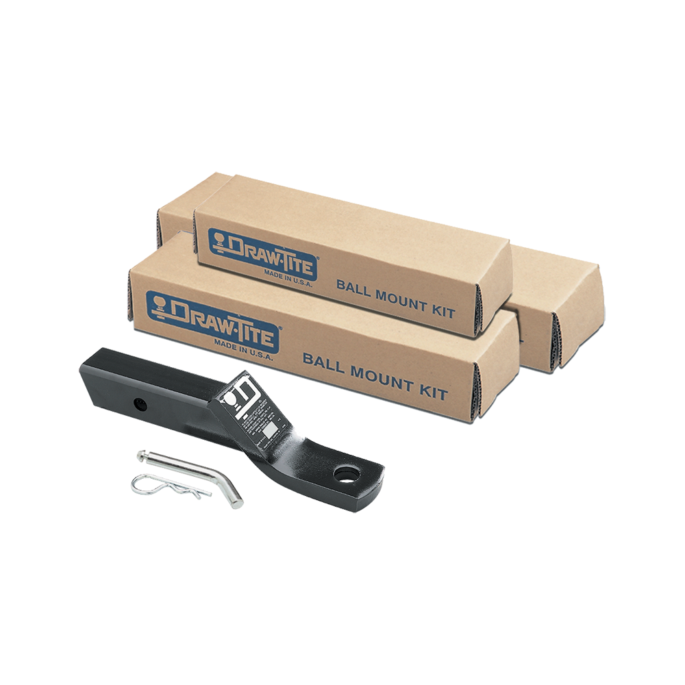 Draw-Tite Ball Mount for 2-Inch Hitch with 7,500 lbs. Capacity Draw-Tite Ball Mount with 2 inch drop, 7,500 lbs. capacity, and black powder coat finish