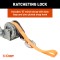 CURT Hand Winch with Strap and Zinc-Plated Snap Hook CURT hand winch with a 15-foot strap and snap hook for boat trailers
