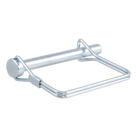 CURT Safety Pins for Trailer Couplers with Zinc Plating CURT safety pin with 5/16 inch diameter and zinc-plated finish for trailer couplers