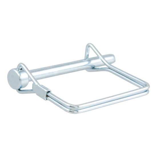 CURT Safety Pin with Durable Zinc Plating for Trailer Security CURT safety pin with 1/4 inch diameter and zinc-plated finish