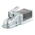 CURT 2 Inch Straight-Tongue Trailer Coupler with Posi-Lock Latch CURT straight-tongue coupler with Posi-Lock latch for 2 inch trailer ball, 3 inch channel, and 5,000 lbs capacity.