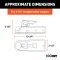 CURT Posi-Lock Straight-Tongue Trailer Coupler - 2" Ball Fit CURT straight-tongue coupler with Posi-Lock latch, 2" ball fit, 3,500 lbs capacity, zinc finish