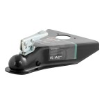 CURT A-frame Coupler with Posi-Lock Latch and Durable Finish CURT A-frame coupler featuring a Posi-Lock latch with a durable black finish for reliable towing.