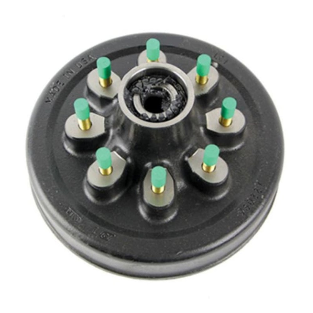 Lippert Brake Drum Hub Assembly for 8,000-lb Axle Lippert brake drum hub assembly fits 8,000-lb axle with 8 on 6.5 inch bolt pattern